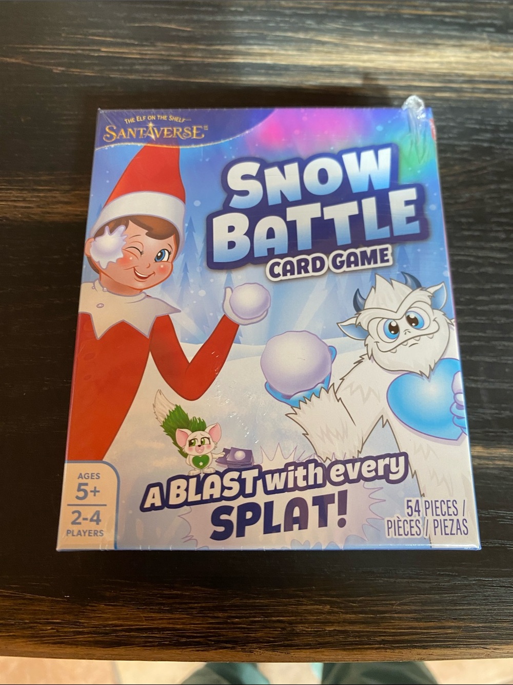 Snow Battle Card Game - Blue/White